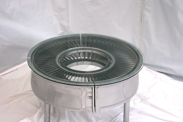 Nimrod Jet engine Fan blade coffee table1